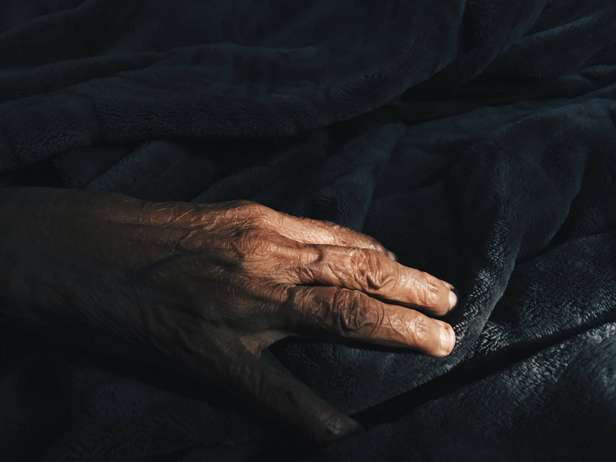 elderly hand