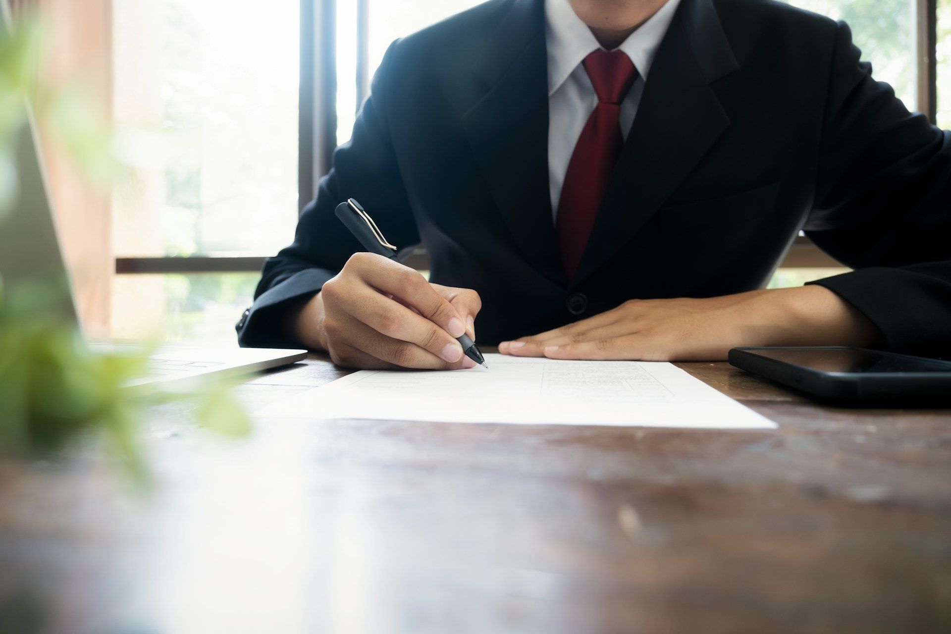 attorney signing document